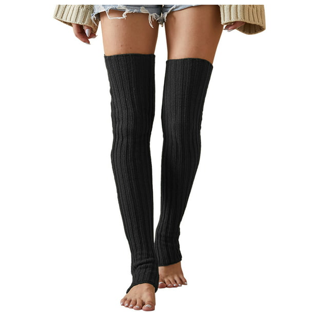 Girls Ladies Women Thigh-High Over the Knee Socks Long Cotton Stockings Warm